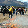 Cheatgrass controlled burn