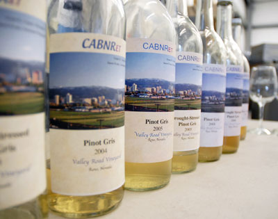 Pinot Gris bottles