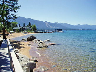 Near shore at Lake Tahoe