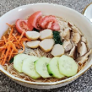 Somen Noodles with Cucumber Water