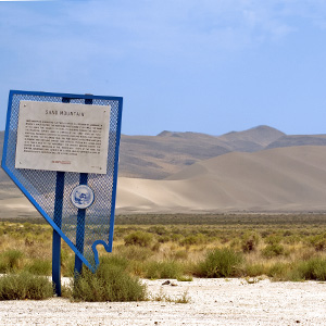 Sand Mountain Nevada Historical Marker