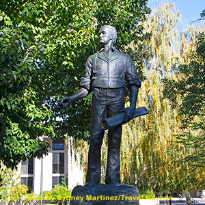 Abraham Curry Statue in Carson City,NV