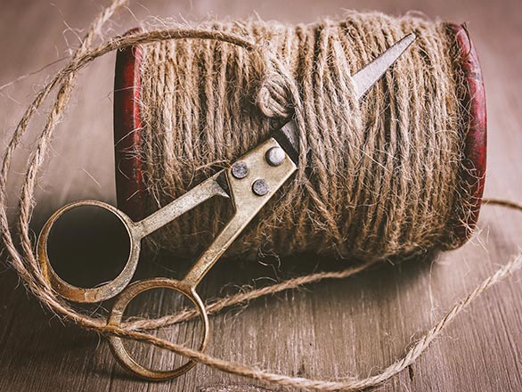 spool of hemp twine