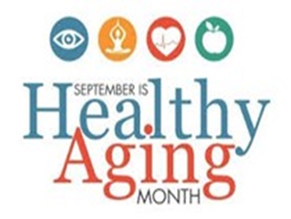 September is Healthy Aging Month logo