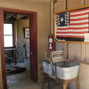 Museum room at the Old Las Vegas Mormon Fort State Park