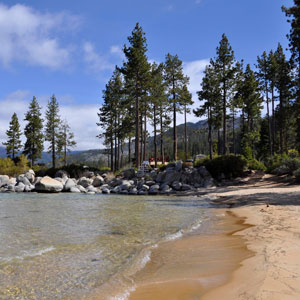 Shoreline of Sand Harbor State Park