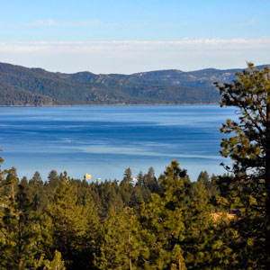 Lake view at Van Sickle Bi-State Park