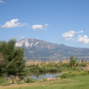 Beautiful landscape of Washoe Lake State Park