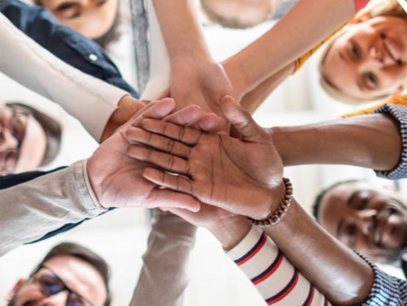 circle of hands