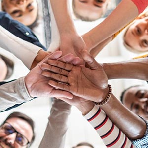 circle of hands