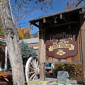 Genoa Bar, Nevada's oldest thirst parlor in Douglas County, NV