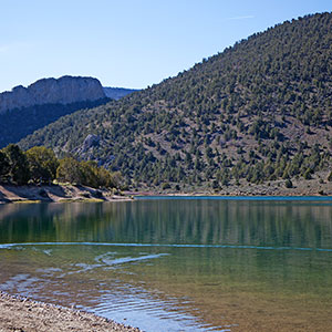 Cave Lake in White Pine County, NV