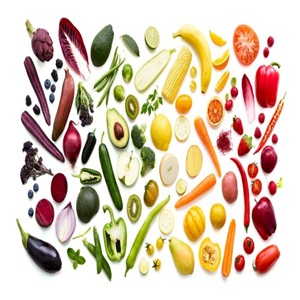 a rainbow of fruits and vegetables