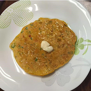 pancake on a plate