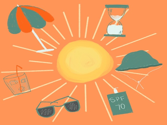 Summer fun icons