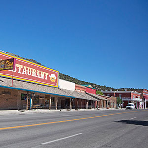 Eureka Main Street in Nevada