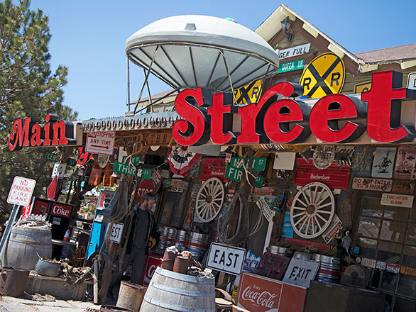 Goldfield city sign