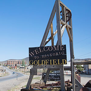 Goldfield city sign