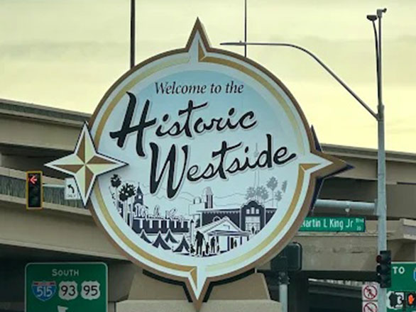 Historic Westside sign in Las Vegas, NV