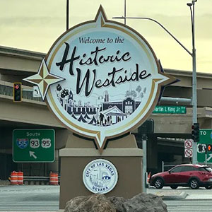 Historic Westside sign in Las Vegas, NV