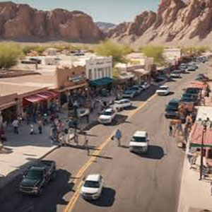 Moapa Valley Main Street, Logandale, NV