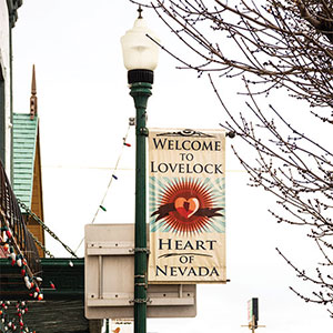 Lovelock Street sign