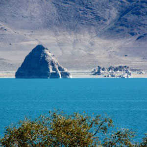 Pyramid rock at Pyramid Lake