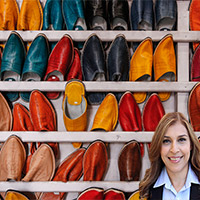 Inventory of shoes with Reyna Mendez