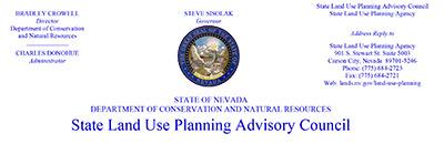 State Land Use Planning Advisory Council letterhead