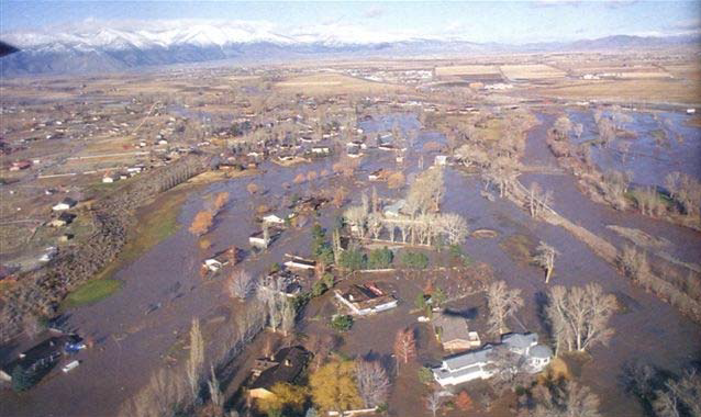 Carson Valley Flooded