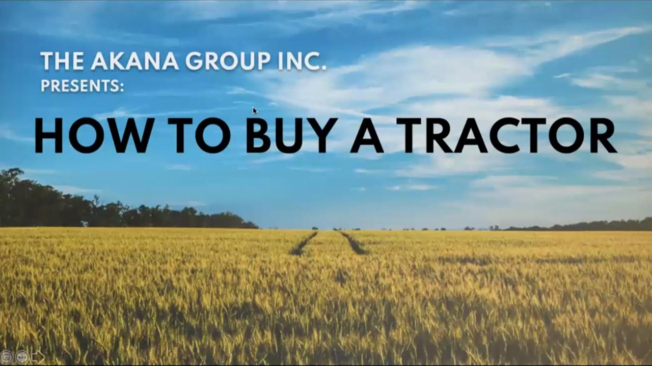 How to buy a tractor