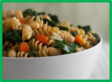 Pasta with Beans and Greens
