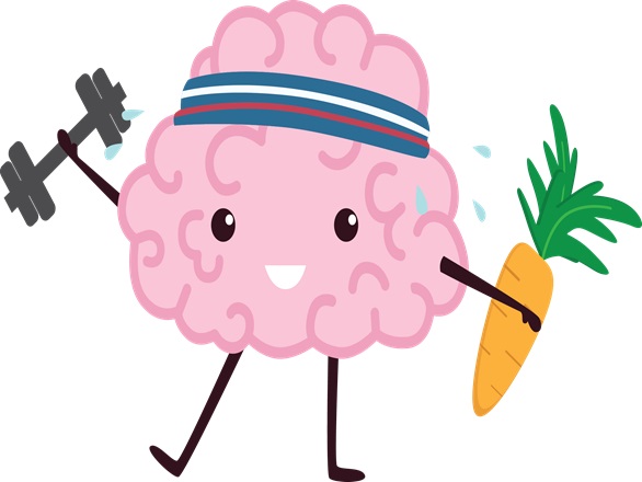 Brain being healthy clipart