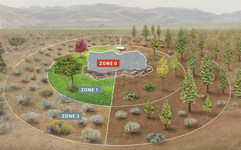 defensible space zones