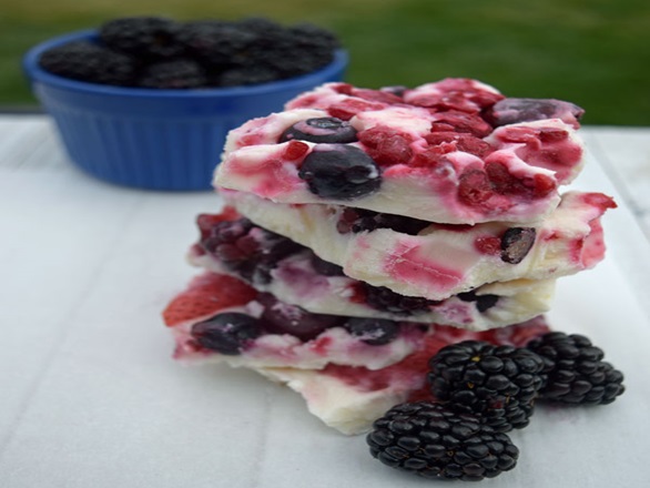 Festive Fruit Bark Image