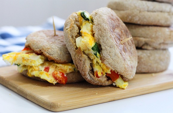 Egg Bites - Scrambled Eggs in an English Muffin