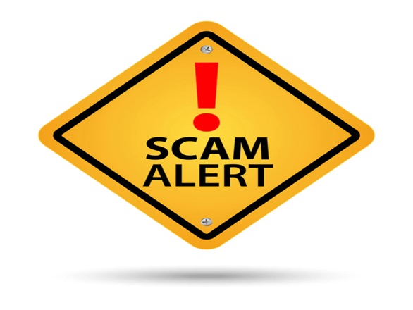 Scam alert clipart