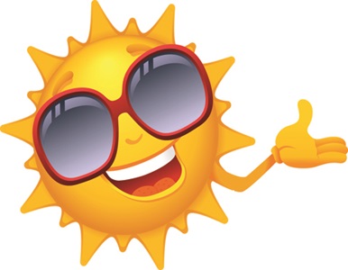 Sun safety clipart