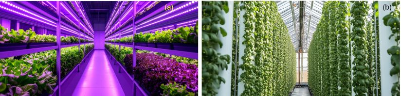 examples of container farming and tower farming