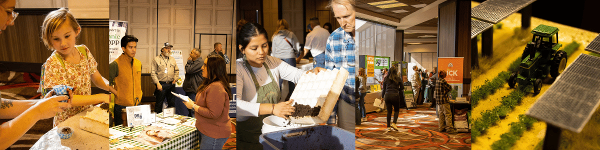 Individuals participating at the Small Farms Conference