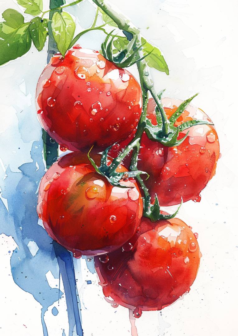 tomatoes of the vine