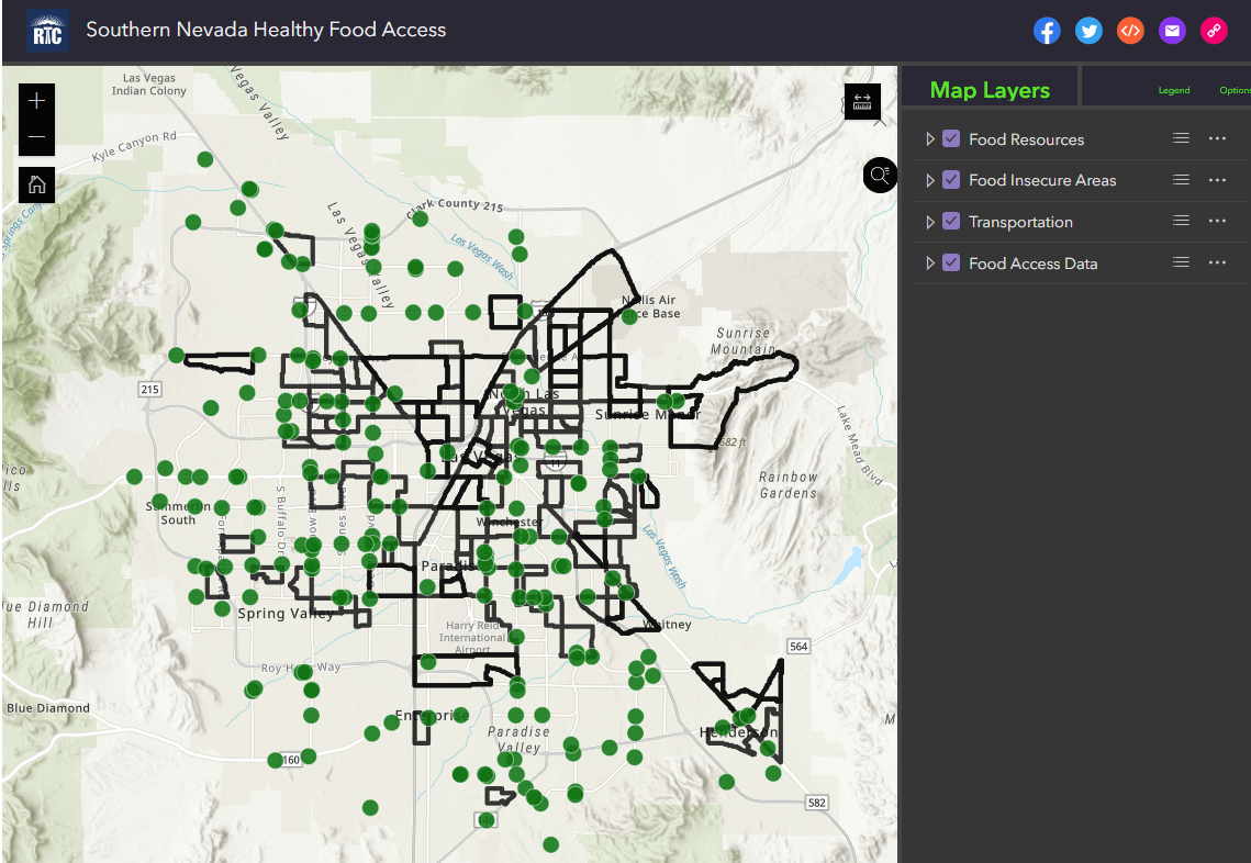 Healthy Food Access Map