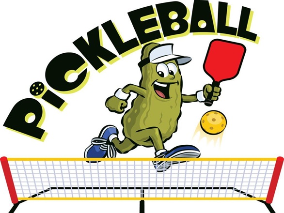 pickleball cartoon