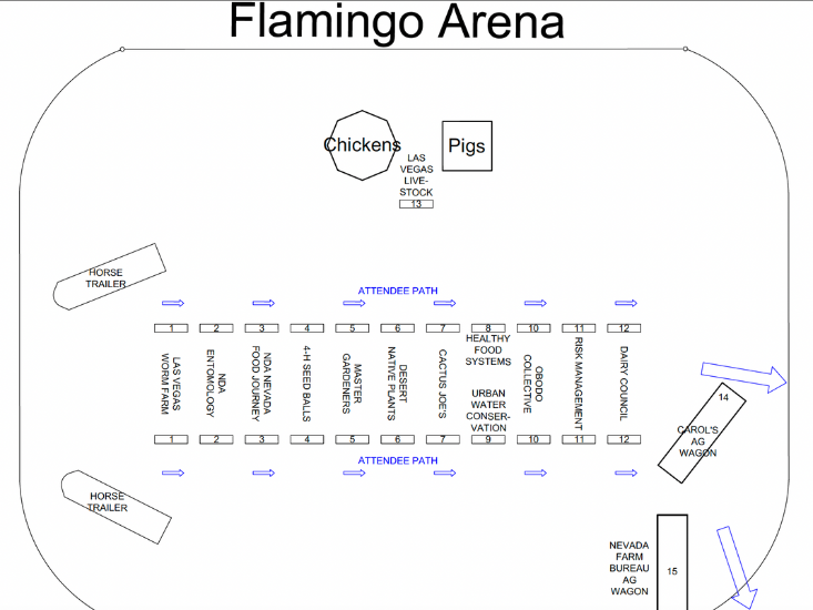 Flamingo Area Map