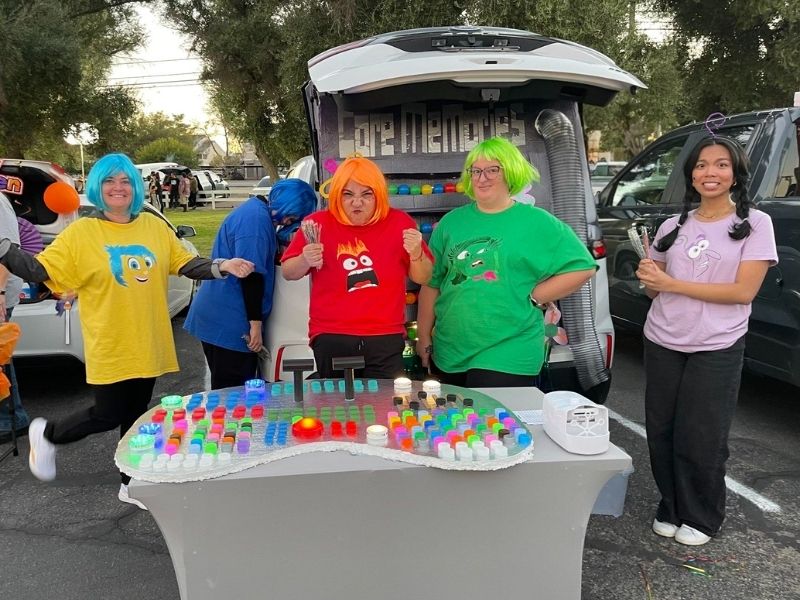 Extension's Hope & Recovery Team at WestCare's Trunk-or-Treat