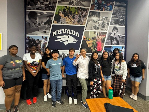 3.	Valley High School 4-H members posing before heading to Nevada 4-H Camp Alamo 