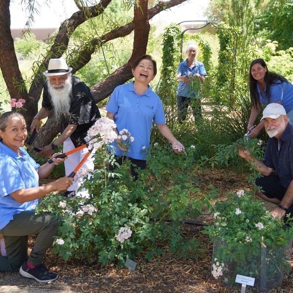 Image of Clark County Master Gardeners in garden