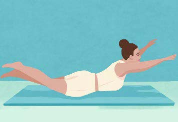 swim pose