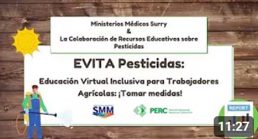 Una tarjeta de t&iacute;tulo para un video de YouTube titulado "Tomar medidas"