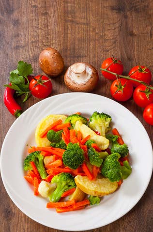 Frozen Vegetables with Cheese